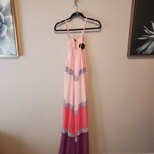 Colorful Striped Maxi Dress